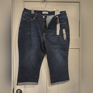 Lane Bryant Size 18 Jean Capris Denim Stretch